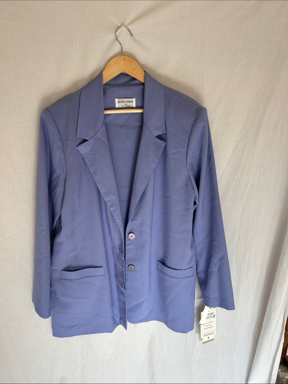 Vintage Alfred Dunner Periwinkle Womens Blazer